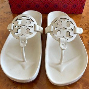 Tory Burch - Miller Cloud Sandals - Size 7 - New Ivory